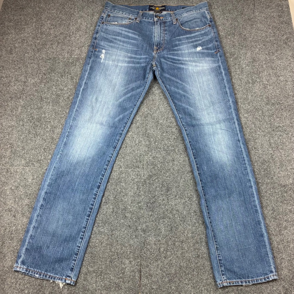 Lucky Brand Men's Straight Jeans - Faded Blue